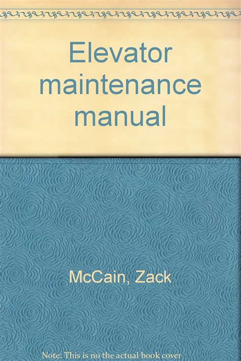 Elevator Maintenance Zack Mccain