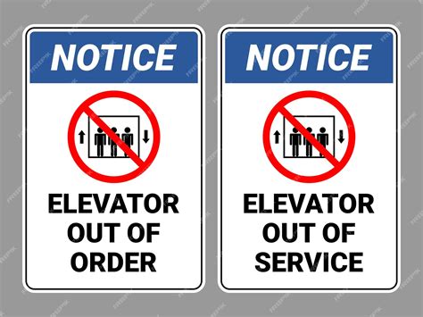 Printable Elevator Out Of Order Sign Free Printable Signs