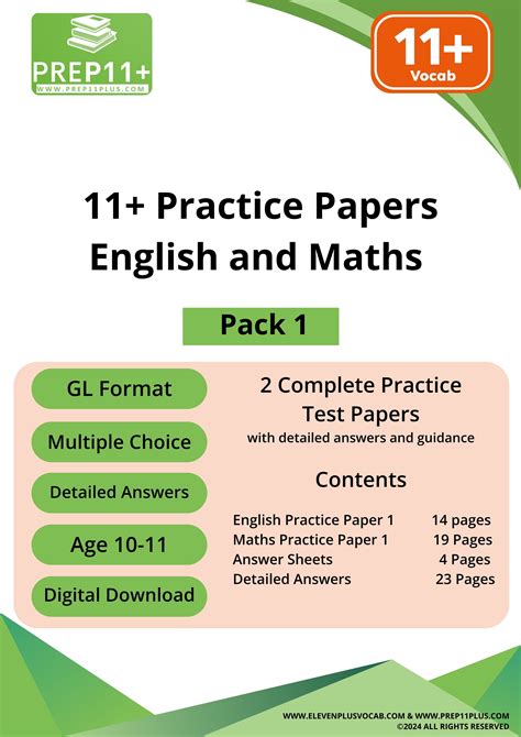 eleven plus nvr test papers