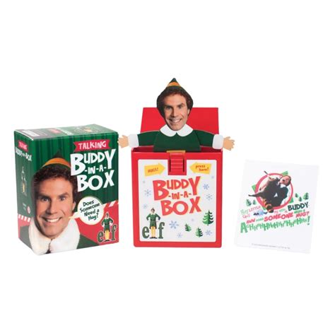 elf talking buddy in a box does somebody need a hu