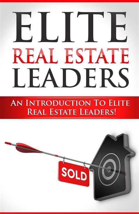 Full Download Elite Real Estate Leaders Volume 2 An Introduction To Elite Real Estate Leaders 