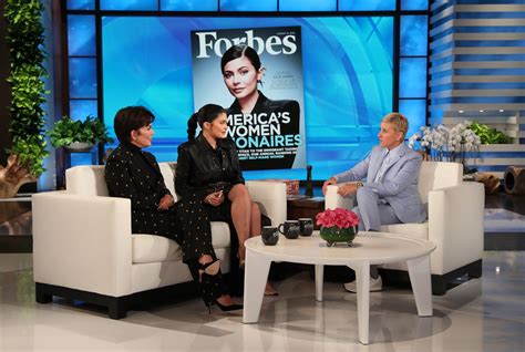 ellen show kylie jenner