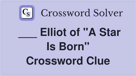 elliot , juno star (4) Crossword Clue Wordplays.com