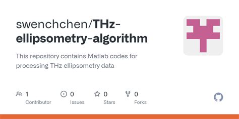 Ellipsometry Matlab Code