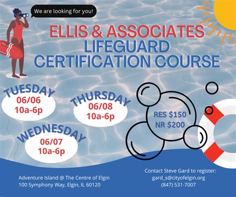 Ellis Lifeguard Certification