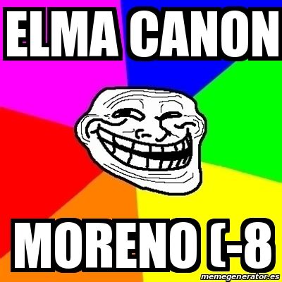 elma canon moreno