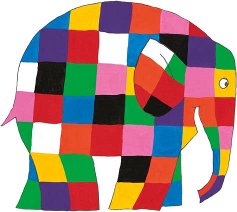 Elmer Elephant Template