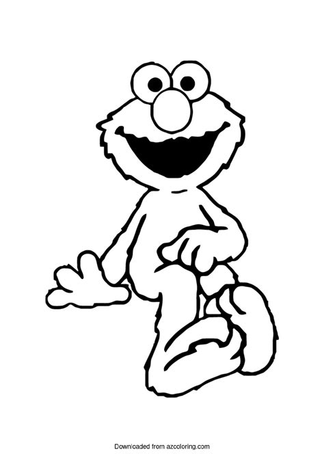 elmo coloring sheet