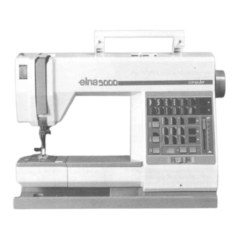 Download Elna 5000 User Guide 