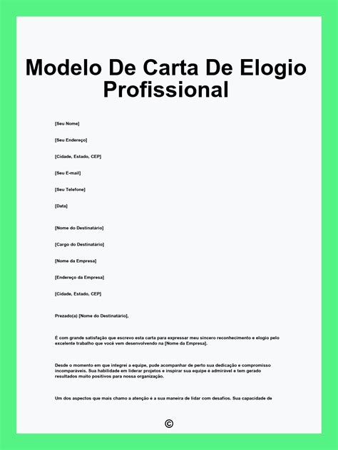 Elogio Com A