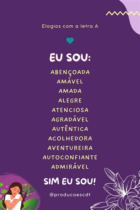 Elogios Com A Letra A
