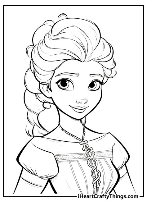elsa coloring