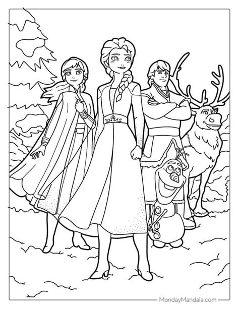 elsa coloring sheet