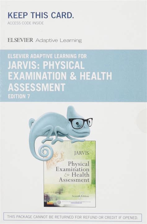 Elsevier Adaptive Learning For Physical Examination And Health Assessment Access Code 7e