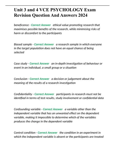Elsevier Vce Answers