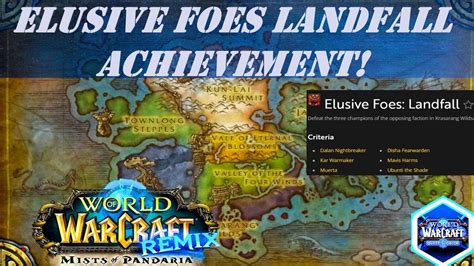Elusive Foes Landfall
