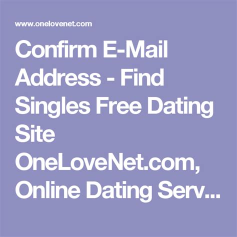 email address for dating sites like