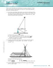 Embedded Assessment 2 Springboard Geometry Answer Key