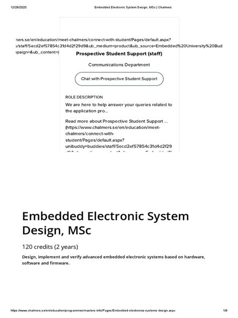 Embedded Electronic System Design Chalmers