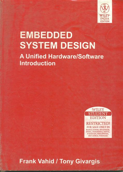 Embedded System Design By Frank Vahid Solution