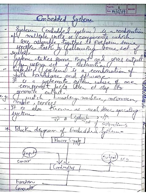 Embedded System Notes For Eee