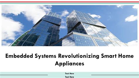 Embedded Systems For Smart Appliances And Energy Management