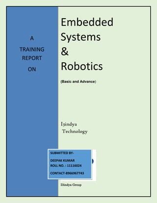 embedded systems training report