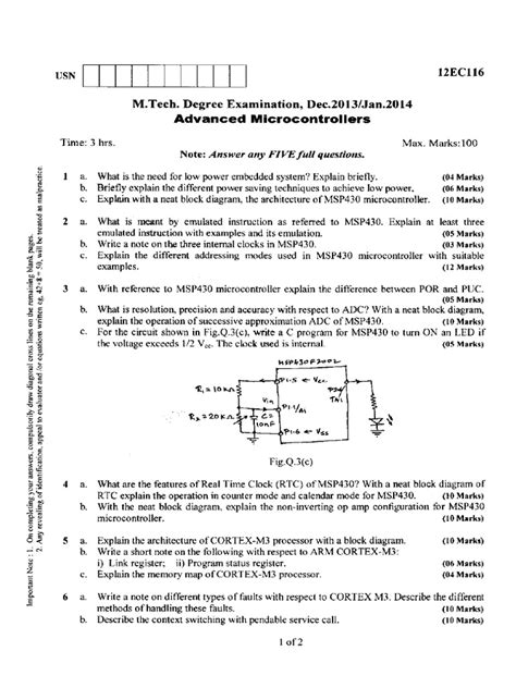 Embedded Systems Vtu Question Papers
