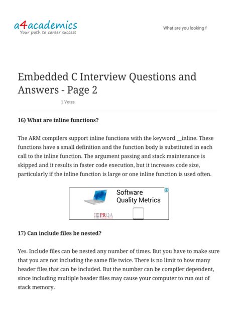 Download Embedded C Interview Questions And Answers Download 