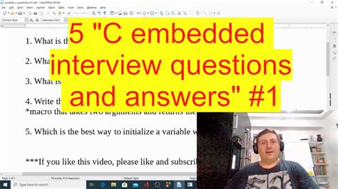 Read Online Embedded C Interview Questions Answers 