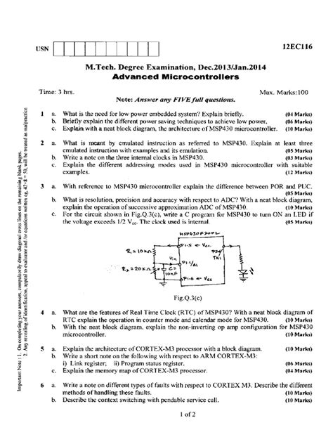 Full Download Embedded Systems Question Papers 