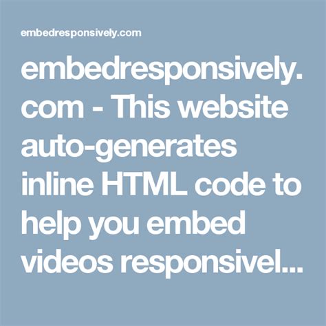 embedresponsively.com