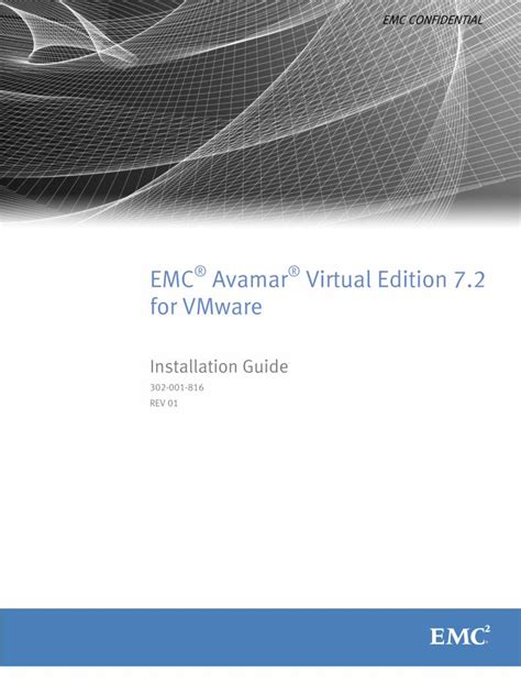 Read Emc Avamar Virtual Edition 7 