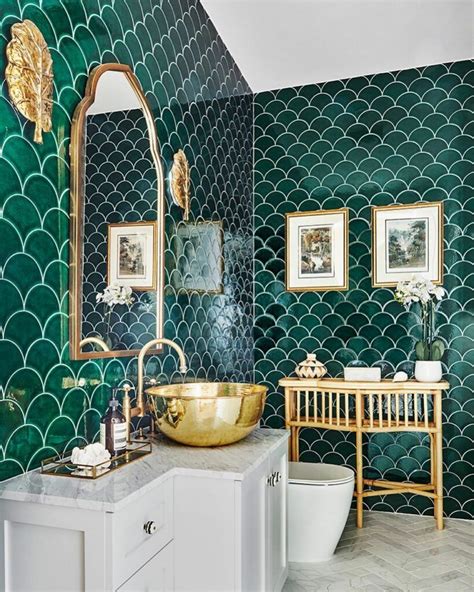 Emerald Green Bathroom