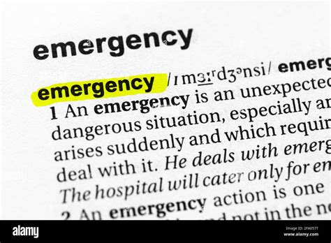 emergency meaning