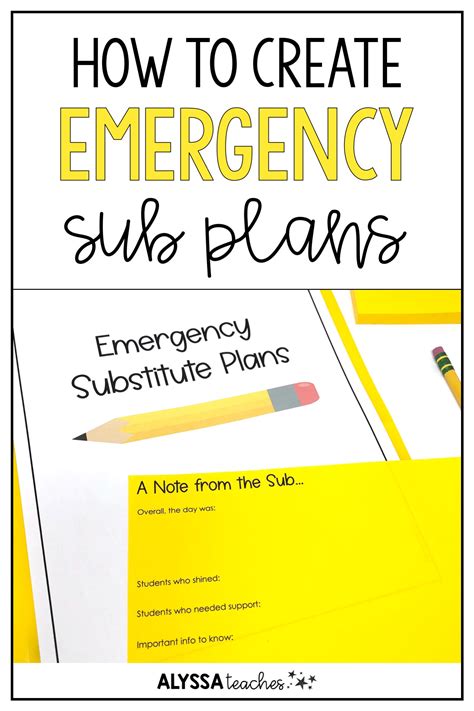 Emergency Sub Plans One Full Week Of K Emergency Sub Plans 3rd Grade - Emergency Sub Plans 3rd Grade