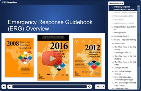 Read Emergency Response Guidebook Training 