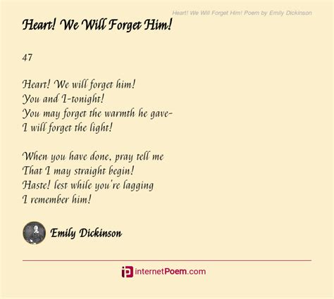 Download Emily Dickinson Heart We Will Forget Him Analysis 