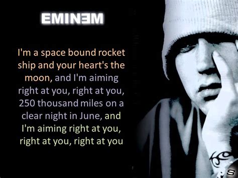 Eminem Space Bound Lyrics