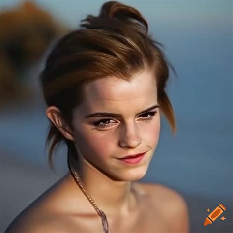 emma watson nude beach