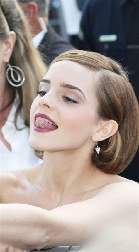 Emma Watson Tongue