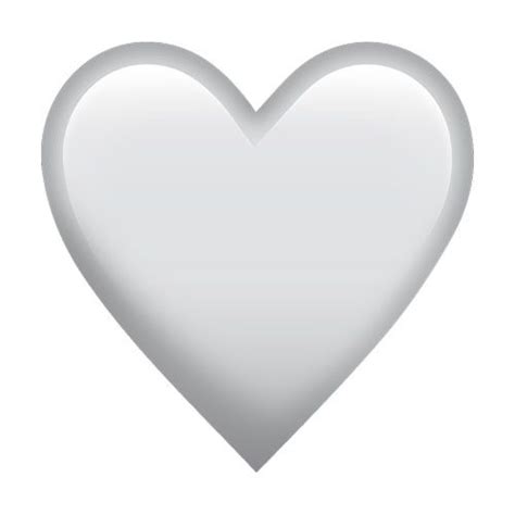 emoji love putih