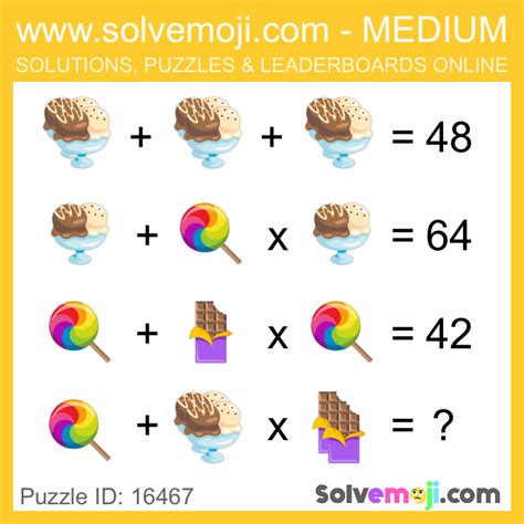 Emoji Math Rawsonmath Emoji Maths Puzzles With Answers - Emoji Maths Puzzles With Answers