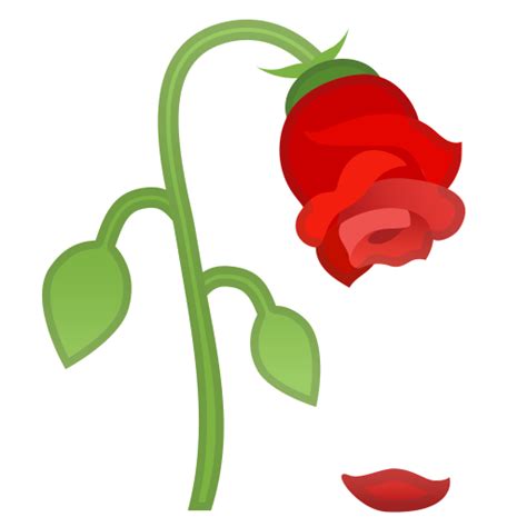 emoji mawar layu
