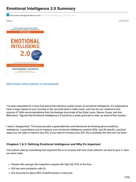 Emotional Intelligence 20 Test Passcode