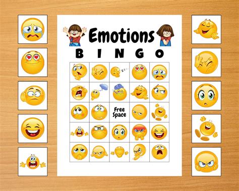 Emotions Bingo