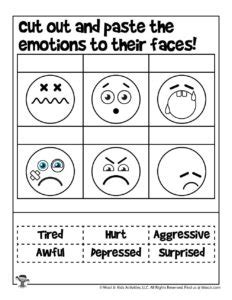Emotions Worksheet Pack 8211 Cookies Amp Racecars 1st Grade Emotions Worksheet - 1st Grade Emotions Worksheet