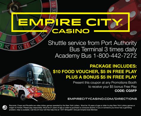 empire city casino coupons