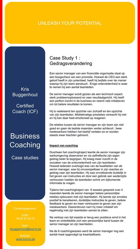 Employee Coaching Case Studies