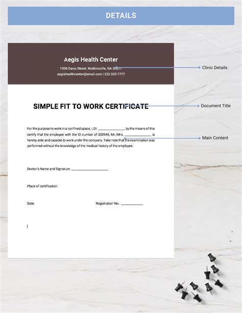 Employee Fit For Work Sample Letter